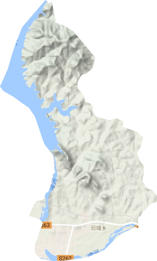 舊城鄉地形圖