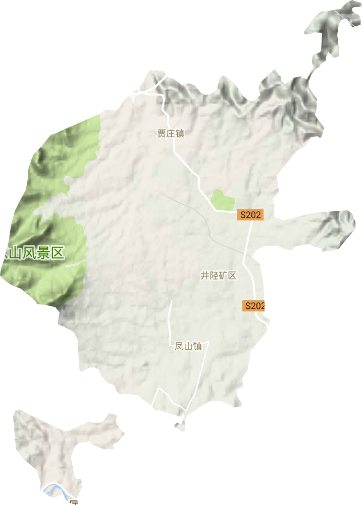 井陘礦區(qū)地形圖
