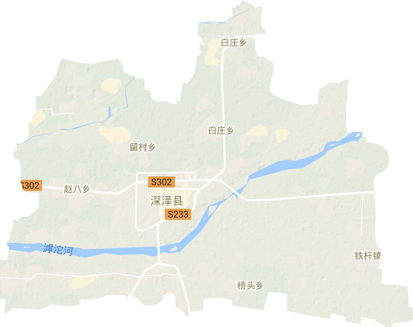 深澤縣地形圖