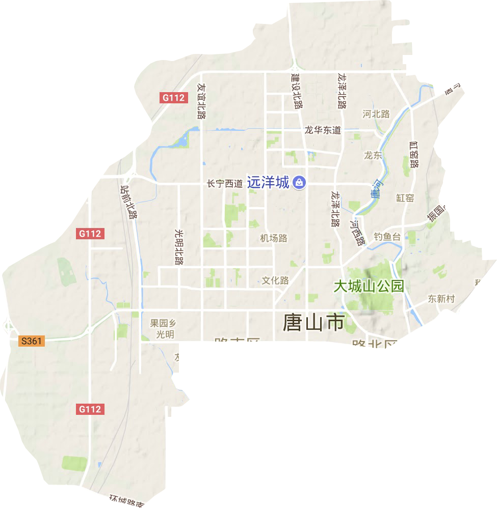 路北區地形圖