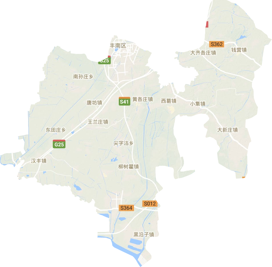 豐南區地形圖
