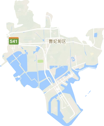 曹妃甸區地形圖