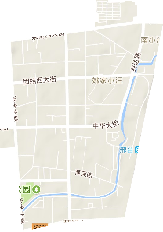 團結(jié)路街道地形圖