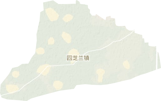 四芝蘭鎮(zhèn)地形圖