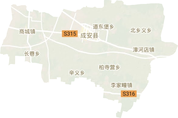 成安縣地形圖