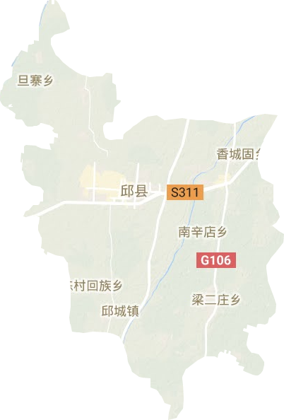 邱縣地形圖