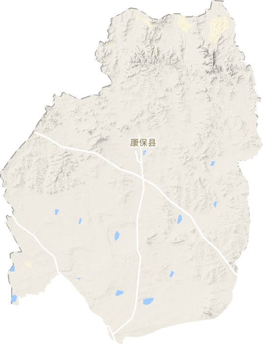 康?？h地形圖