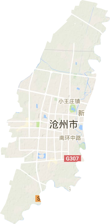 運河區地形圖