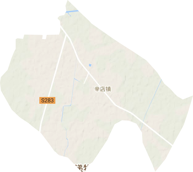 辛店鎮地形圖