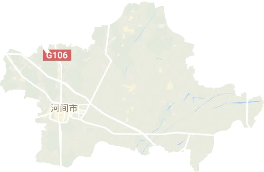 河間市地形圖