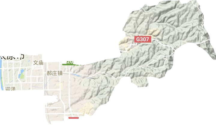 迎澤區地形圖