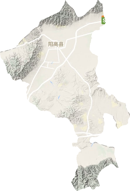 陽高縣地形圖