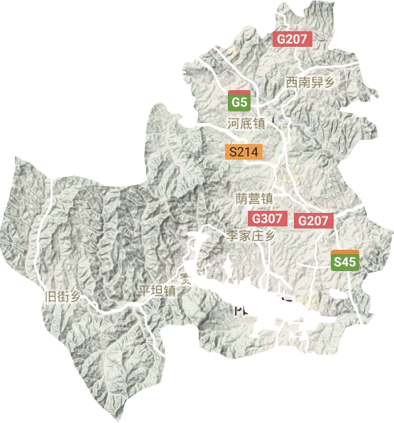 郊區地形圖