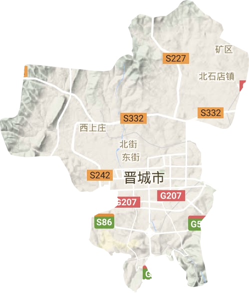 城區地形圖