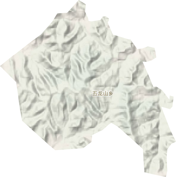 五龍山鄉地形圖