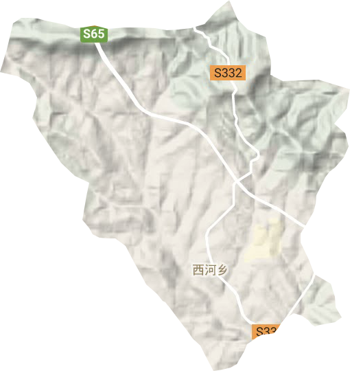 西河鄉地形圖