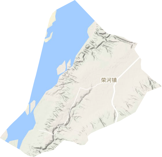 榮河鎮(zhèn)地形圖