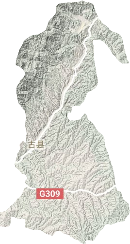 古縣地形圖