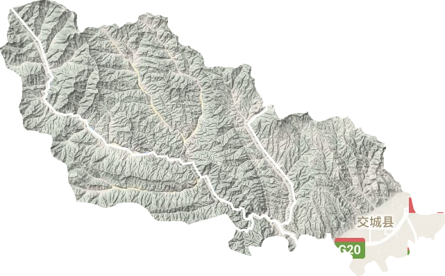 交城縣地形圖