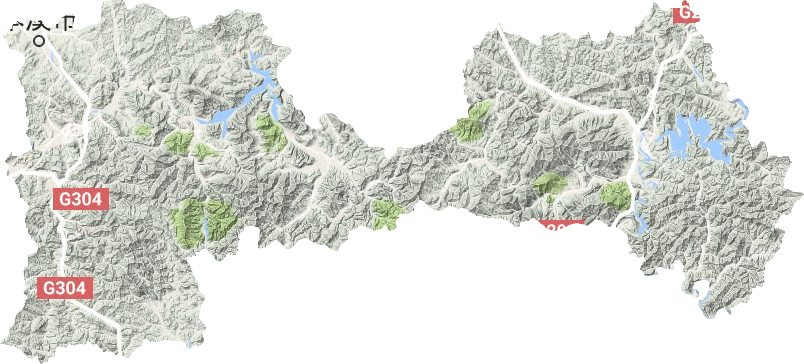 本溪市地形圖
