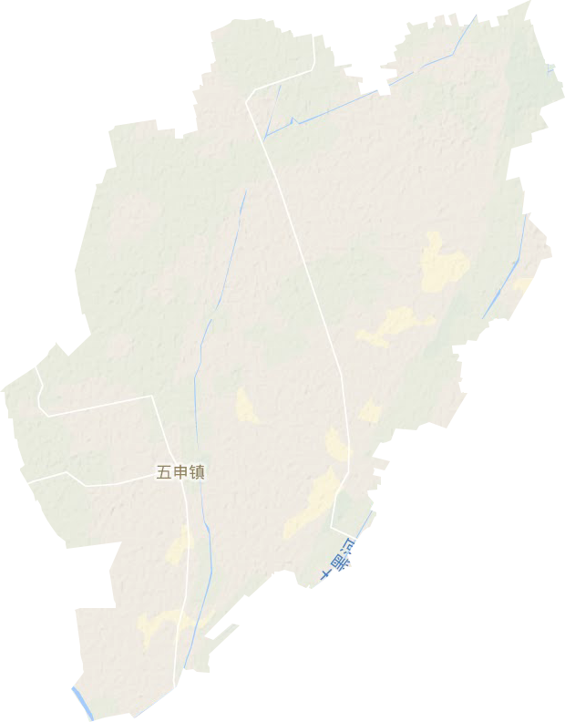 五申鎮地形圖