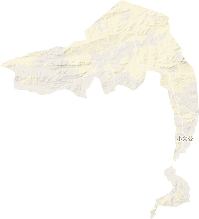 小文公鄉地形圖