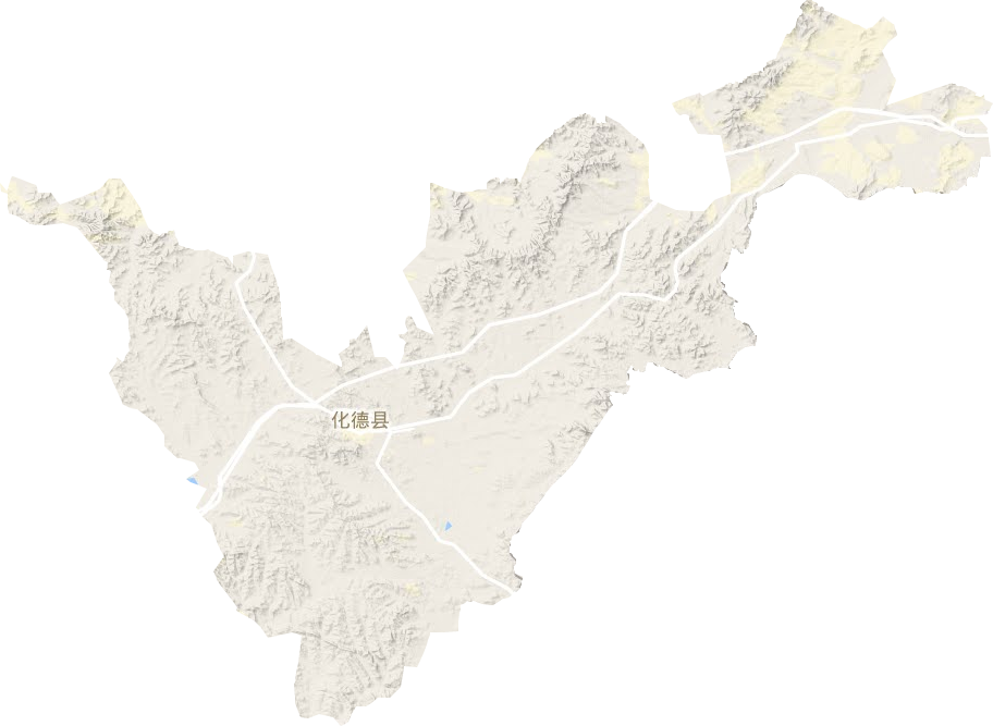 化德縣地形圖
