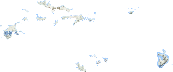 長海縣地形圖
