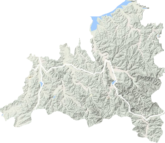 撫順縣地形圖