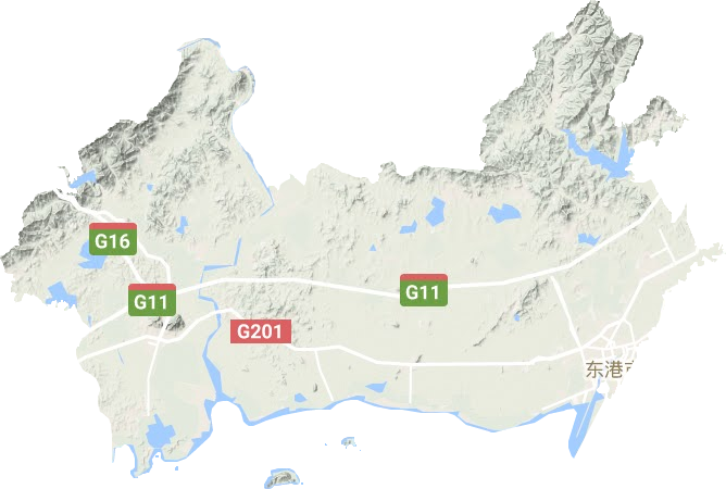 東港市地形圖