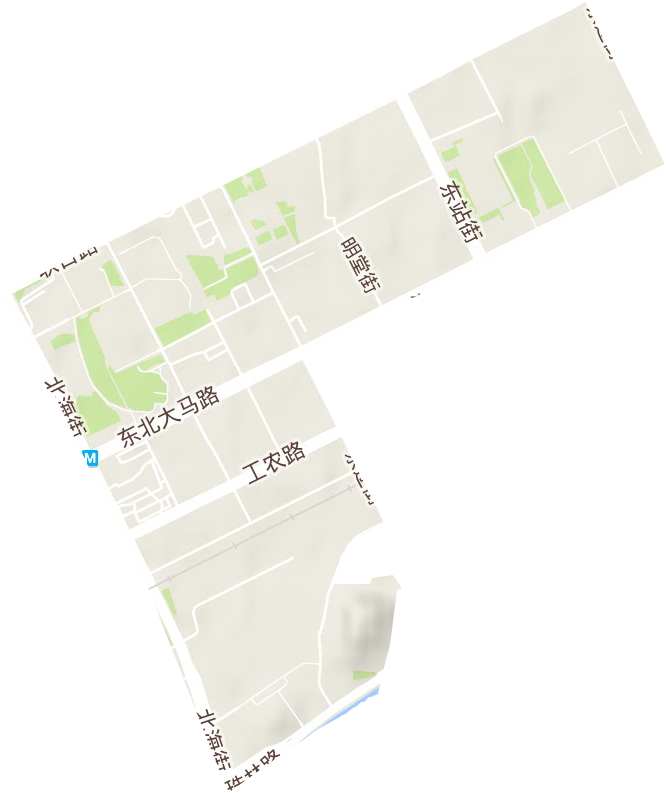 北海街道地形圖