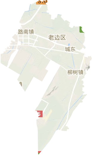 老邊區地形圖