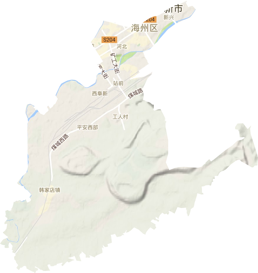 海州區地形圖