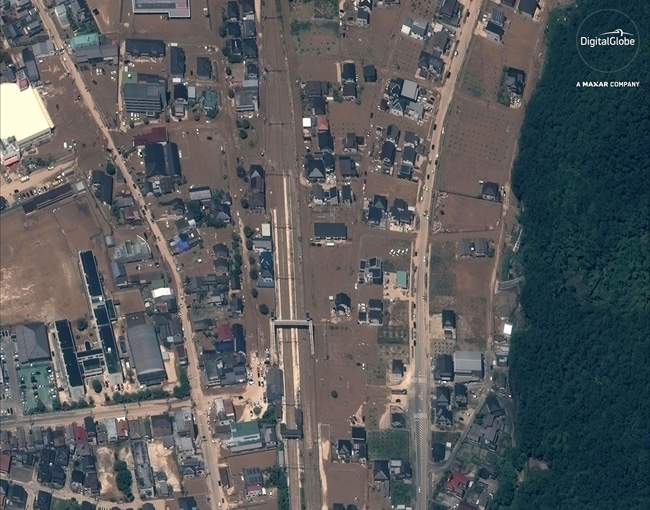 DigitalGlobe發布日本洪災地區高分辨率衛星圖像，以助力災害救援工作